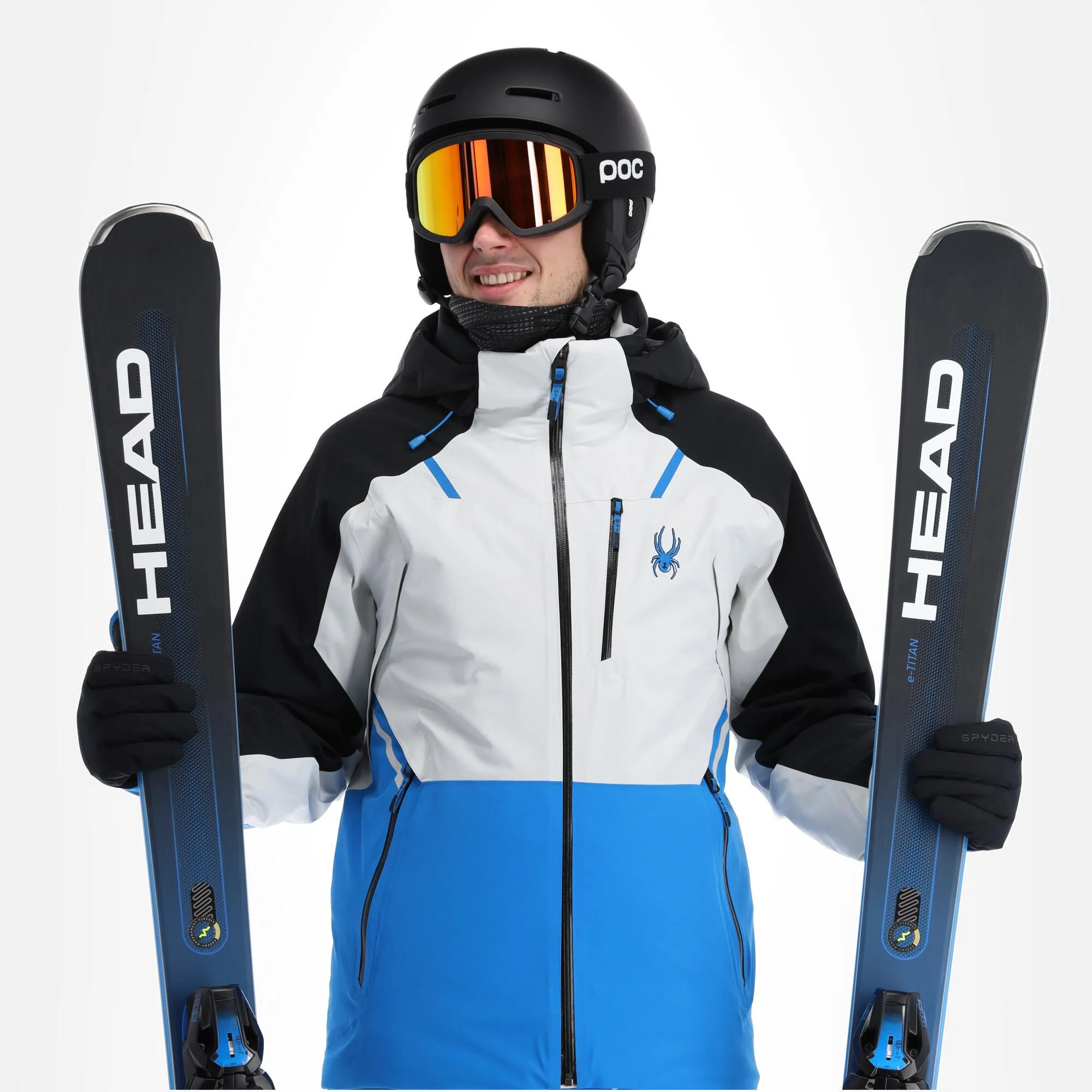 Spyder, Vanqysh Gtx Veste De Ski Hommes Glacier Blanc, Noir 6 Spyder, Vanqysh Gtx Veste De Ski Hommes Glacier Blanc, Noir – Image 4
