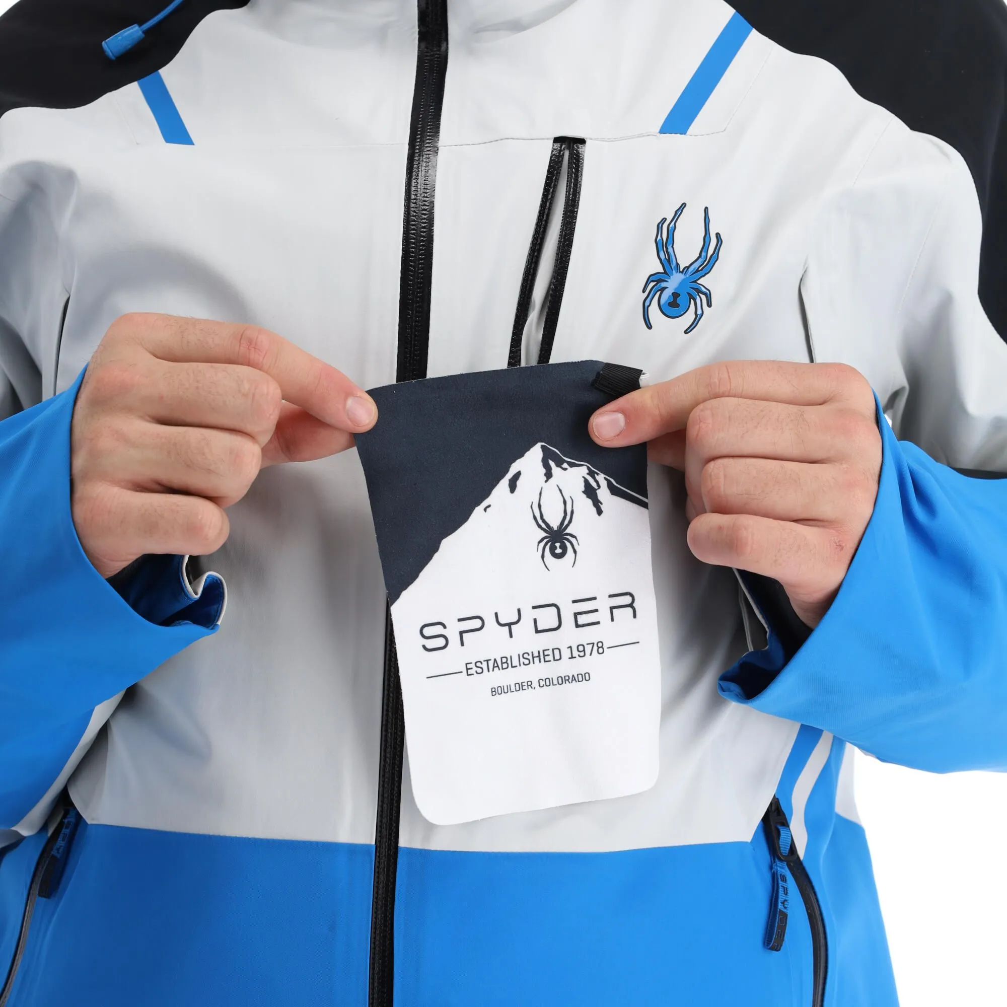 Spyder, Vanqysh Gtx Veste De Ski Hommes Glacier Blanc, Noir 10 Spyder, Vanqysh Gtx Veste De Ski Hommes Glacier Blanc, Noir – Image 8