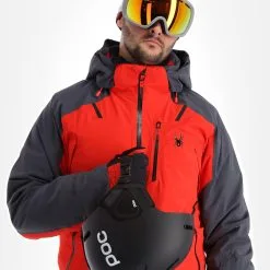 Spyder, Vanqysh Gtx Veste De Ski Hommes Volcano Rouge -ColourWear Soldes spyder vanqysh gtx aa jas gevoerd heren volcano rood 22spyde130v4 BI 05