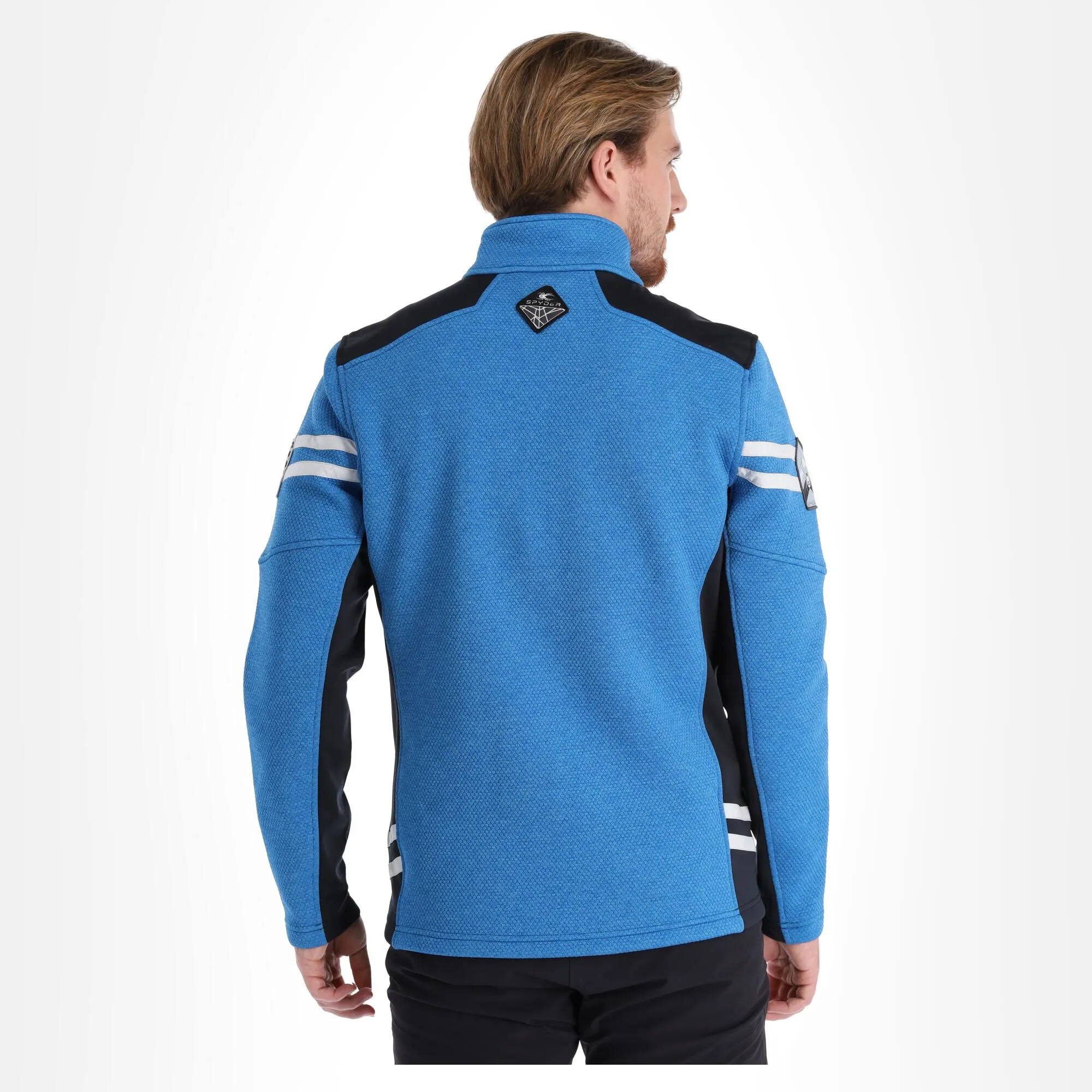 Spyder, Wengen Half Zip Gilet Hommes Collegiate Bleu 4 Spyder, Wengen Half Zip Gilet Hommes Collegiate Bleu – Image 2