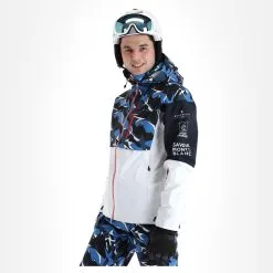 Sun Valley, Drascor Veste De Ski Hommes Blanc -ColourWear Soldes sun valley drascor aa jas gevoerd heren wit 22suva102v1 BI 04