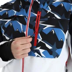 Sun Valley, Drascor Veste De Ski Hommes Blanc -ColourWear Soldes sun valley drascor aa jas gevoerd heren wit 22suva102v1 BI 11