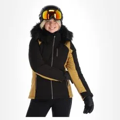 Sun Valley, Kors Veste De Ski Femmes Noir -ColourWear Soldes sun valley kors aa jas gevoerd dames zwart 22suva108v1 BI 04