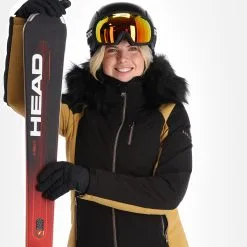 Sun Valley, Kors Veste De Ski Femmes Noir -ColourWear Soldes sun valley kors aa jas gevoerd dames zwart 22suva108v1 BI 05