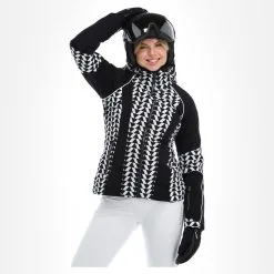 Sun Valley, Kratch Veste De Ski Femmes Noir -ColourWear Soldes sun valley kratch aa jas gevoerd dames zwart 22suva109v1 BI 04