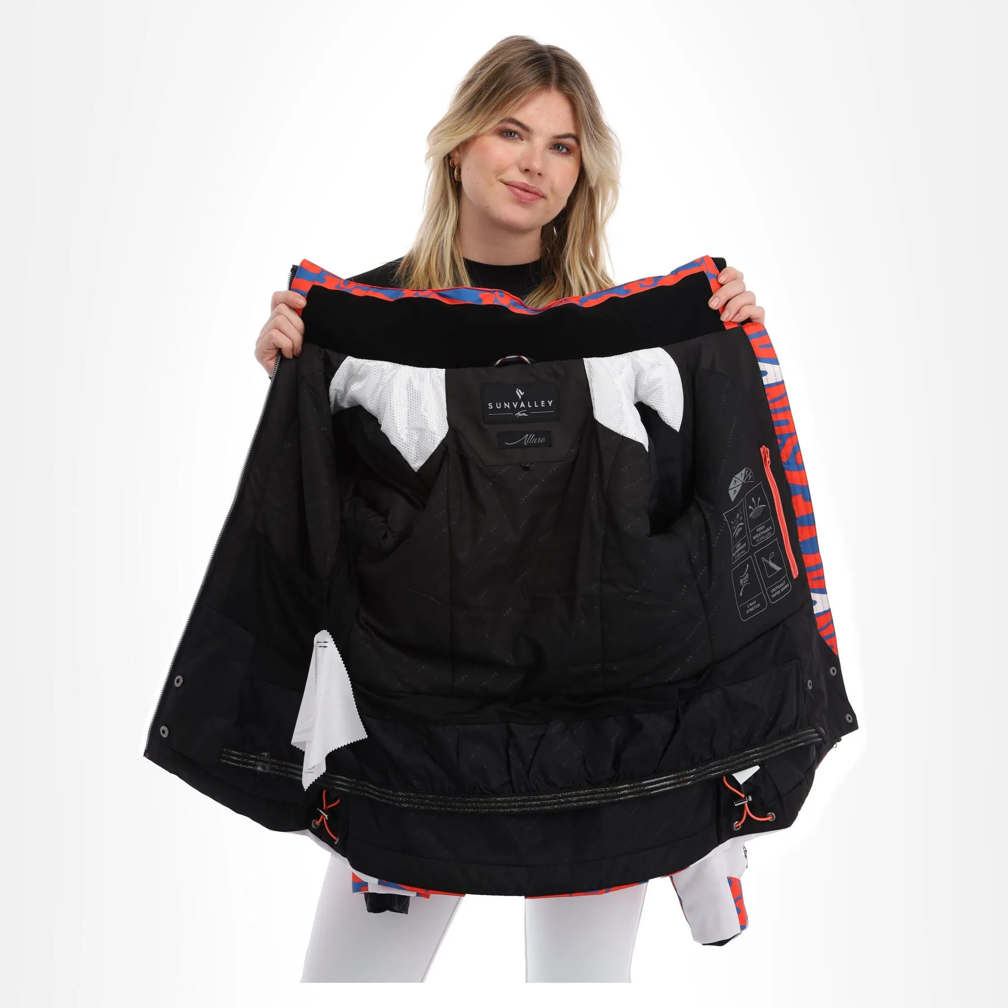 Sun Valley, Kurrow Veste De Ski Femmes Cyan Bleu 7 Sun Valley, Kurrow Veste De Ski Femmes Cyan Bleu – Image 5