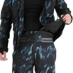 Superdry, Rescue Jacket Veste De Ski Hommes Brush Camo Dark Large Noir, Vert -ColourWear Soldes superdry rescue jacket aa jas gevoerd heren brush camo dark large 22super103v2 BI 08