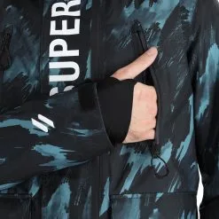 Superdry, Rescue Jacket Veste De Ski Hommes Brush Camo Dark Large Noir, Vert -ColourWear Soldes superdry rescue jacket aa jas gevoerd heren brush camo dark large 22super103v2 BI 09