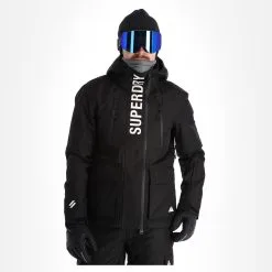 Superdry, Rescue Jacket Veste De Ski Hommes Noir