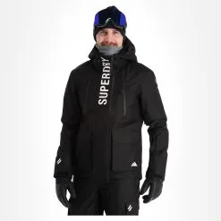 Superdry, Rescue Jacket Veste De Ski Hommes Noir -ColourWear Soldes superdry rescue jacket aa jas gevoerd heren zwart 22super103v3 BI 04