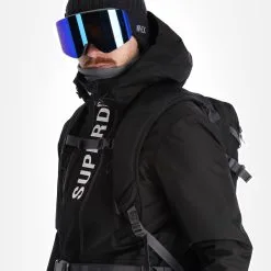 Superdry, Rescue Jacket Veste De Ski Hommes Noir -ColourWear Soldes superdry rescue jacket aa jas gevoerd heren zwart 22super103v3 BI 05