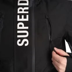 Superdry, Rescue Jacket Veste De Ski Hommes Noir -ColourWear Soldes superdry rescue jacket aa jas gevoerd heren zwart 22super103v3 BI 11