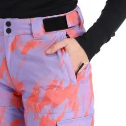 Superdry, Rescue Pant Pantalon De Ski Femmes Brush Camo Lilac Rose -ColourWear Soldes superdry rescue pant ba skibroek gevoerd dames brush camo lilac 22super106v1 BI 08