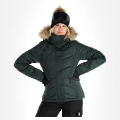Superdry, Snow Luxe Puffer Veste De Ski Femmes Eagle Vert