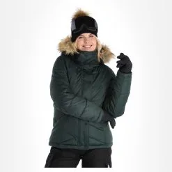 Superdry, Snow Luxe Puffer Veste De Ski Femmes Eagle Vert -ColourWear Soldes superdry snow luxe puffer ad midlayer dons jas dames eagle groen 22super110v1 BI 04