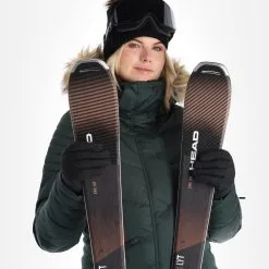 Superdry, Snow Luxe Puffer Veste De Ski Femmes Eagle Vert -ColourWear Soldes superdry snow luxe puffer ad midlayer dons jas dames eagle groen 22super110v1 BI 05