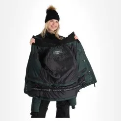 Superdry, Snow Luxe Puffer Veste De Ski Femmes Eagle Vert -ColourWear Soldes superdry snow luxe puffer ad midlayer dons jas dames eagle groen 22super110v1 BI 06