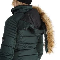 Superdry, Snow Luxe Puffer Veste De Ski Femmes Eagle Vert -ColourWear Soldes superdry snow luxe puffer ad midlayer dons jas dames eagle groen 22super110v1 BI 11