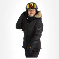 Superdry, Snow Luxe Puffer Veste De Ski Femmes Noir 14 Superdry, Snow Luxe Puffer Veste De Ski Femmes Noir -ColourWear Soldes superdry snow luxe puffer ad midlayer dons jas dames zwart 22super110v2 BI 04