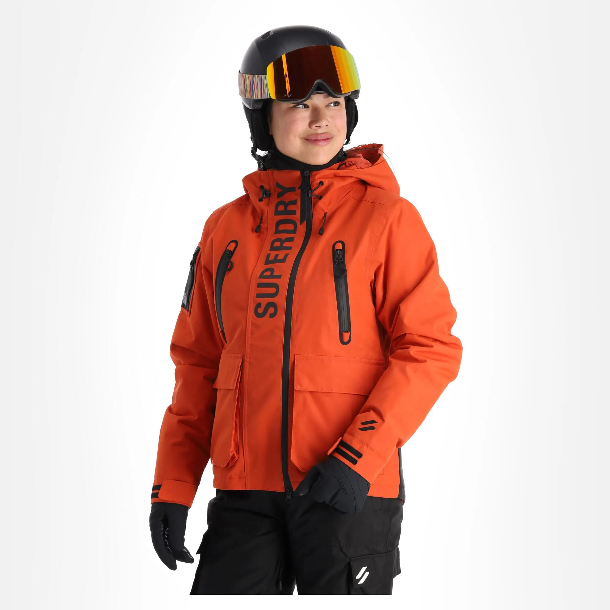 Superdry, Ultimate Rescue Jacket Veste De Ski Femmes Burnt Ochre Orange 3 Superdry, Ultimate Rescue Jacket Veste De Ski Femmes Burnt Ochre Orange