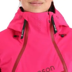 Tenson, Aerismo Jackorak Veste De Ski Femmes Cerise Rouge -ColourWear Soldes tenson aerismo jackorak aa jas gevoerd dames cerise rood 22tenso103v1 BI 07