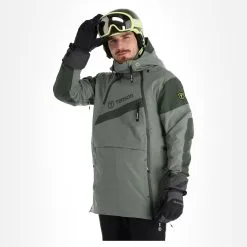 Tenson, Aerismo Jackorak Veste De Ski Hommes Grey Vert 14 Tenson, Aerismo Jackorak Veste De Ski Hommes Grey Vert -ColourWear Soldes tenson aerismo jackorak aa jas gevoerd heren grey groen 22tenso109v2 BI 04