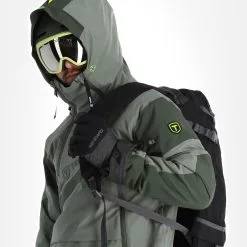 Tenson, Aerismo Jackorak Veste De Ski Hommes Grey Vert 15 Tenson, Aerismo Jackorak Veste De Ski Hommes Grey Vert -ColourWear Soldes tenson aerismo jackorak aa jas gevoerd heren grey groen 22tenso109v2 BI 05