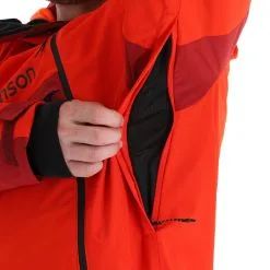 Tenson, Aerismo Jackorak Veste De Ski Hommes Orange -ColourWear Soldes tenson aerismo jackorak aa jas gevoerd heren oranje 22tenso109v1 BI 08