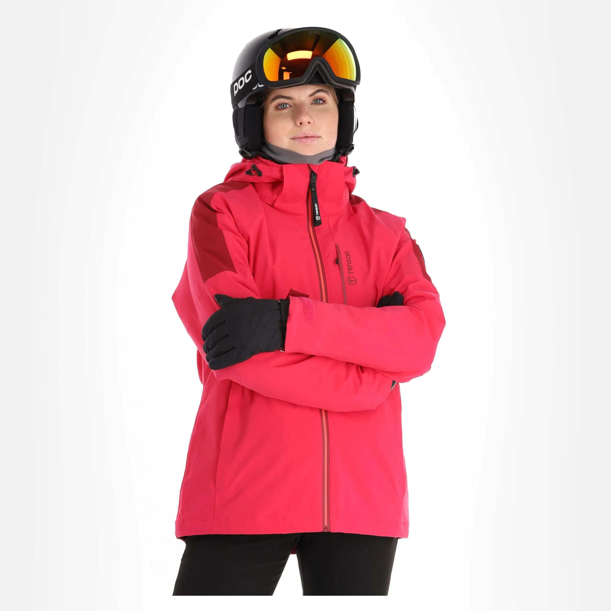Tenson, Core Ski Jacket Veste De Ski Femmes Cerise Rouge 5 Tenson, Core Ski Jacket Veste De Ski Femmes Cerise Rouge – Image 3