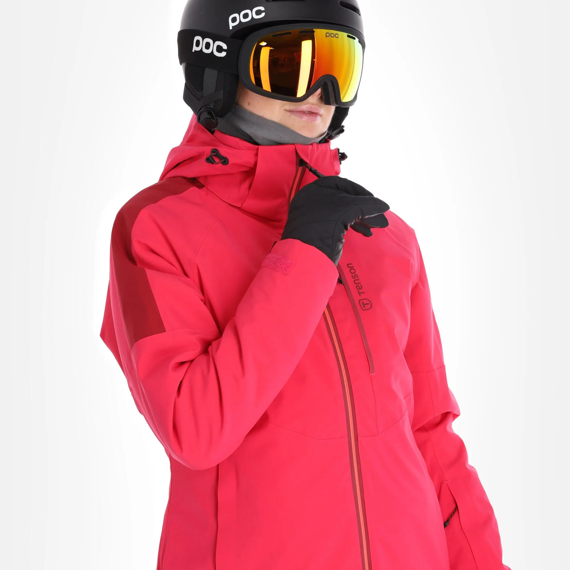 Tenson, Core Ski Jacket Veste De Ski Femmes Cerise Rouge 6 Tenson, Core Ski Jacket Veste De Ski Femmes Cerise Rouge – Image 4