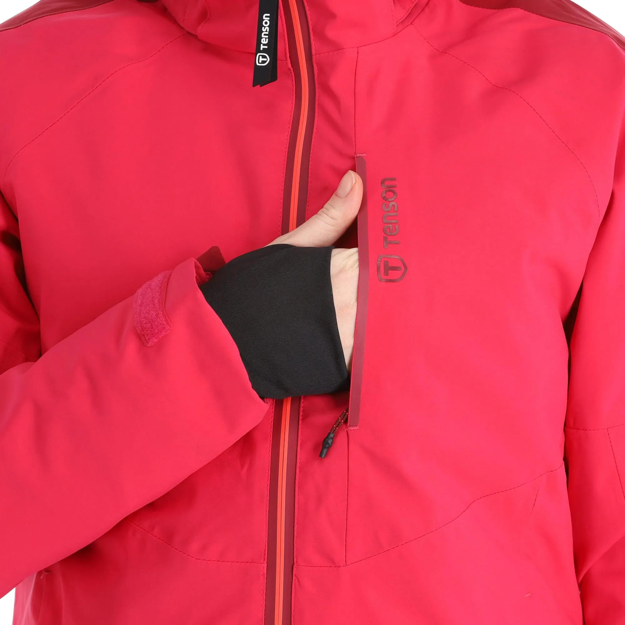Tenson, Core Ski Jacket Veste De Ski Femmes Cerise Rouge 12 Tenson, Core Ski Jacket Veste De Ski Femmes Cerise Rouge – Image 10