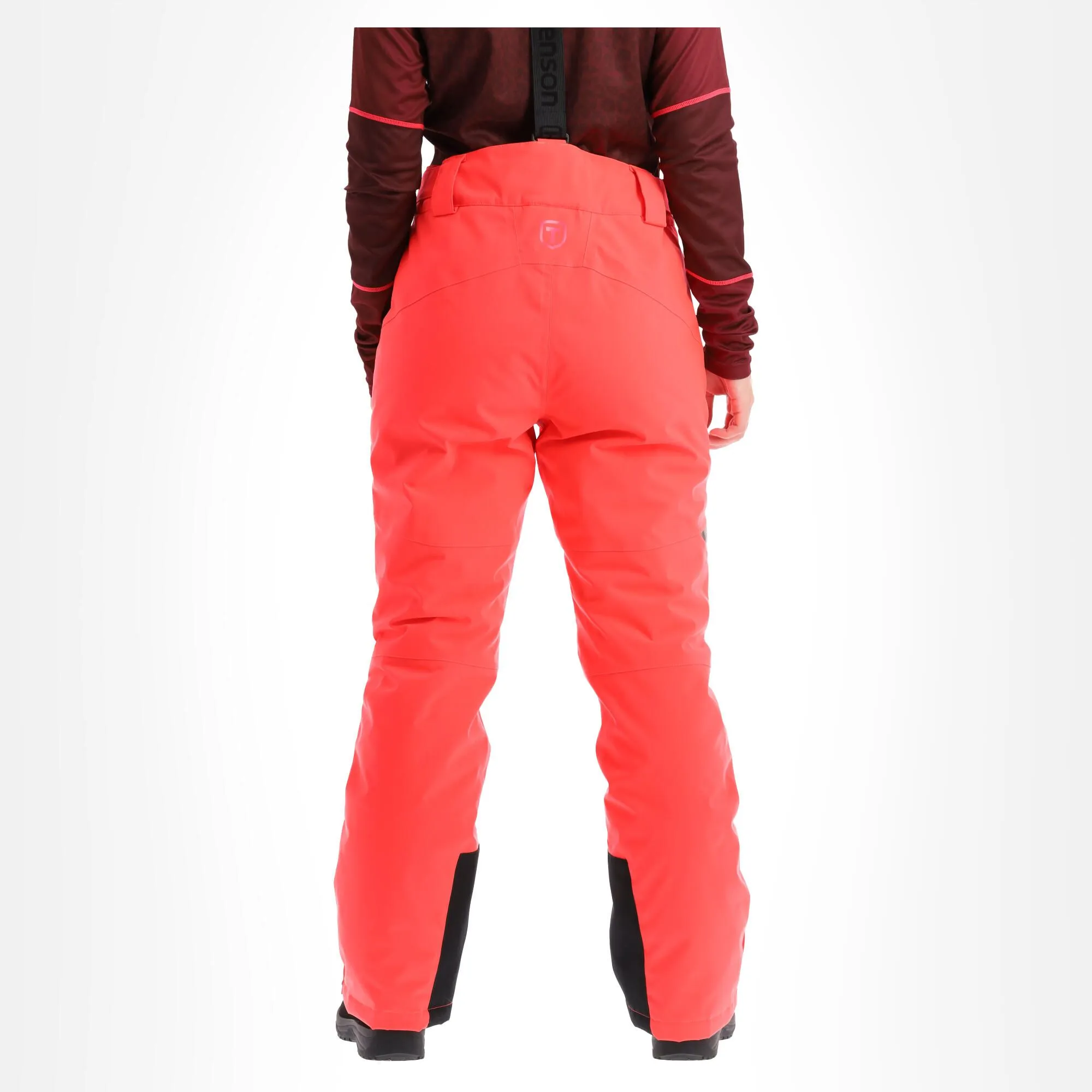 Tenson, Core Ski Pants Pantalon De Ski Femmes Coral Rose 4 Tenson, Core Ski Pants Pantalon De Ski Femmes Coral Rose – Image 2