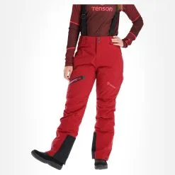 Tenson, Core Ski Pants Pantalon De Ski Femmes Deep Rouge -ColourWear Soldes tenson corepc plus ba skibroek gevoerd dames wine rood BA21ten108b BI 04