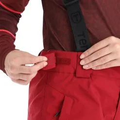 Tenson, Core Ski Pants Pantalon De Ski Femmes Deep Rouge -ColourWear Soldes tenson corepc plus ba skibroek gevoerd dames wine rood BA21ten108b BI 08