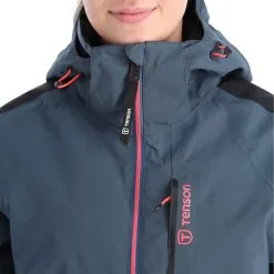 Tenson, Core Ski Jacket Veste De Ski Femmes Dark Bleu 19 Tenson, Core Ski Jacket Veste De Ski Femmes Dark Bleu -ColourWear Soldes tenson corepc plus jkt aa jas gevoerd dames dark blauw AA21ten107b BI 09