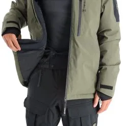 Tenson, Core Ski Jacket Veste De Ski Hommes Olive Vert -ColourWear Soldes tenson corepc plus jkt aa jas gevoerd heren olive groen AA11ten101d BI 08