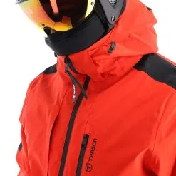 Tenson, Core Ski Jacket Veste De Ski Hommes Orange -ColourWear Soldes tenson corepc plus jkt aa jas gevoerd heren rood AA11ten101a BI 06