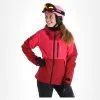 Tenson, Orbit Ski Jacket Veste De Ski Femmes Cerise Rouge -ColourWear Soldes tenson orbit ski jacket aa jas gevoerd dames cerise rood 22tenso104v1 BI 02