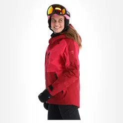 Tenson, Orbit Ski Jacket Veste De Ski Femmes Cerise Rouge -ColourWear Soldes tenson orbit ski jacket aa jas gevoerd dames cerise rood 22tenso104v1 BI 04