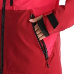 Tenson, Orbit Ski Jacket Veste De Ski Femmes Cerise Rouge -ColourWear Soldes tenson orbit ski jacket aa jas gevoerd dames cerise rood 22tenso104v1 BI 11