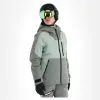 Tenson, Orbit Ski Jacket Veste De Ski Femmes Grey Vert -ColourWear Soldes tenson orbit ski jacket aa jas gevoerd dames grey groen 22tenso104v2 BI 02
