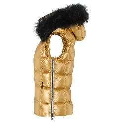 Toni Sailer, Lou Metallic Veste De Ski Femmes Or