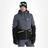 Ziener, Tarpu Veste De Ski Hommes Ombre Gris -ColourWear Soldes ziener tarpu aa jas gevoerd heren ombre grijs 22ziene106v2 BI 02