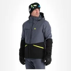 Ziener, Tarpu Veste De Ski Hommes Ombre Gris -ColourWear Soldes ziener tarpu aa jas gevoerd heren ombre grijs 22ziene106v2 BI 04