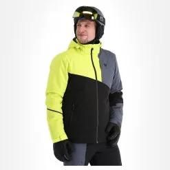 Ziener, Timpa Veste De Ski Hommes Bitter Lemon Jaune, Noir -ColourWear Soldes ziener timpa aa jas gevoerd heren bitter lemon geel zwart 22ziene105v2 BI 02