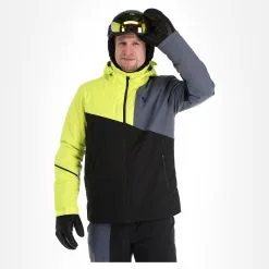 Ziener, Timpa Veste De Ski Hommes Bitter Lemon Jaune, Noir