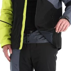 Ziener, Timpa Veste De Ski Hommes Bitter Lemon Jaune, Noir -ColourWear Soldes ziener timpa aa jas gevoerd heren bitter lemon geel zwart 22ziene105v2 BI 08
