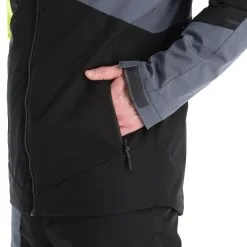 Ziener, Timpa Veste De Ski Hommes Bitter Lemon Jaune, Noir -ColourWear Soldes ziener timpa aa jas gevoerd heren bitter lemon geel zwart 22ziene105v2 BI 10