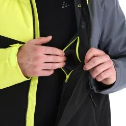Ziener, Timpa Veste De Ski Hommes Bitter Lemon Jaune, Noir -ColourWear Soldes ziener timpa aa jas gevoerd heren bitter lemon geel zwart 22ziene105v2 BI 11