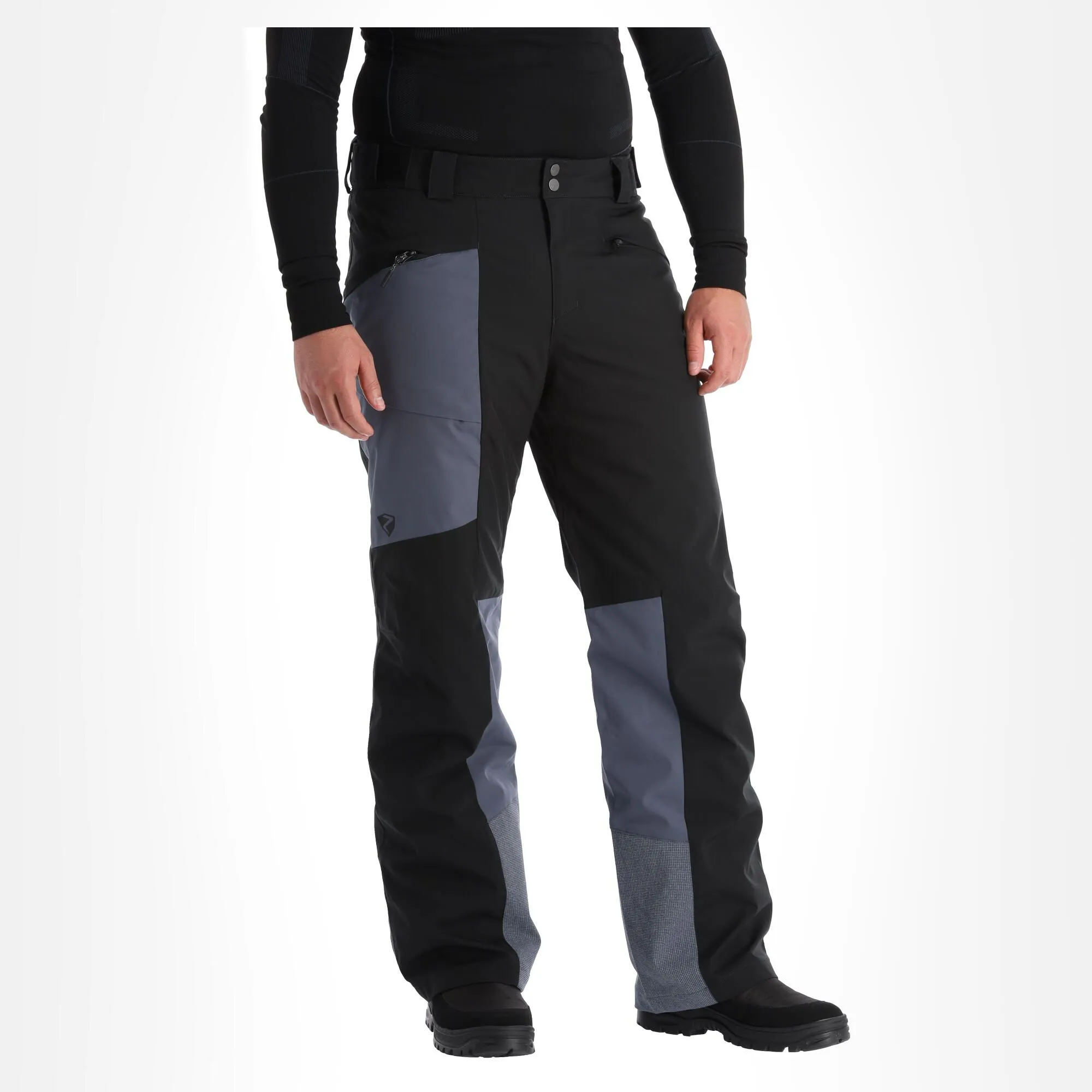 Ziener, Titov Pantalon De Ski Hommes Ombre Gris, Noir 3 Ziener, Titov Pantalon De Ski Hommes Ombre Gris, Noir
